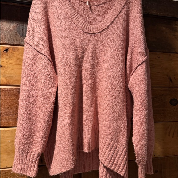 Free People Pink Sweater - Picture 1 of 3